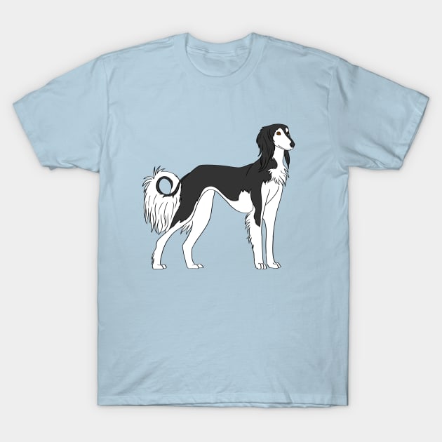 Saluki T-Shirt by Adastumae